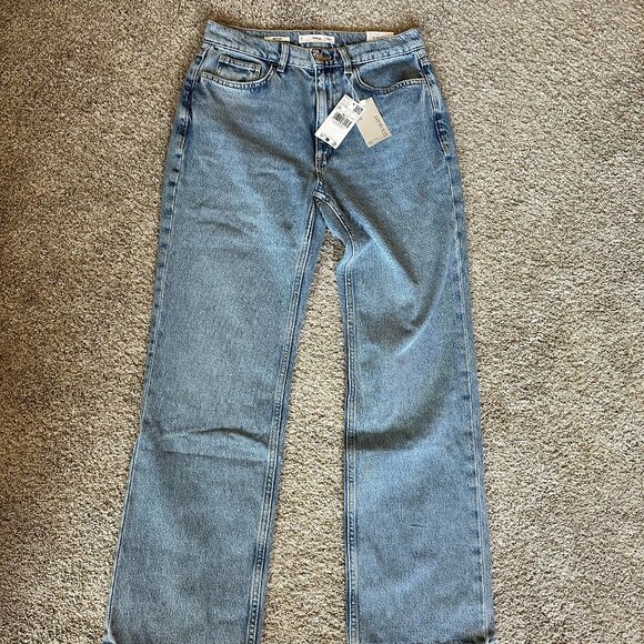 NWT Mango Straight Jeans Size 8 - Picture 1 of 2